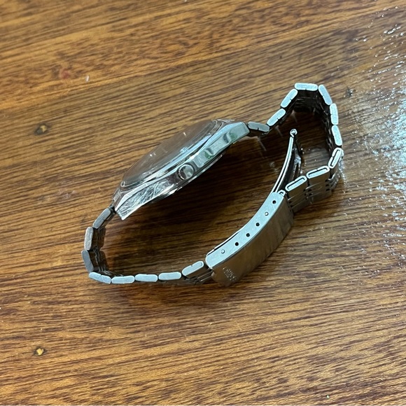 Men’s Vintage Seiko Quartz Day Date Watch 7123-8430-P Stainless Steel - Picture 6 of 8